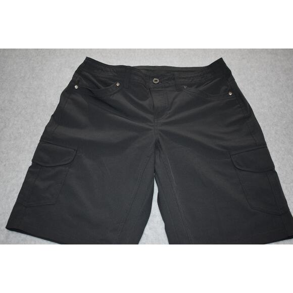 Kuhl Cargo Shorts Womens Size 10 or 32 Performance Gray Hiking Polyester Blend - Picture 3 of 7